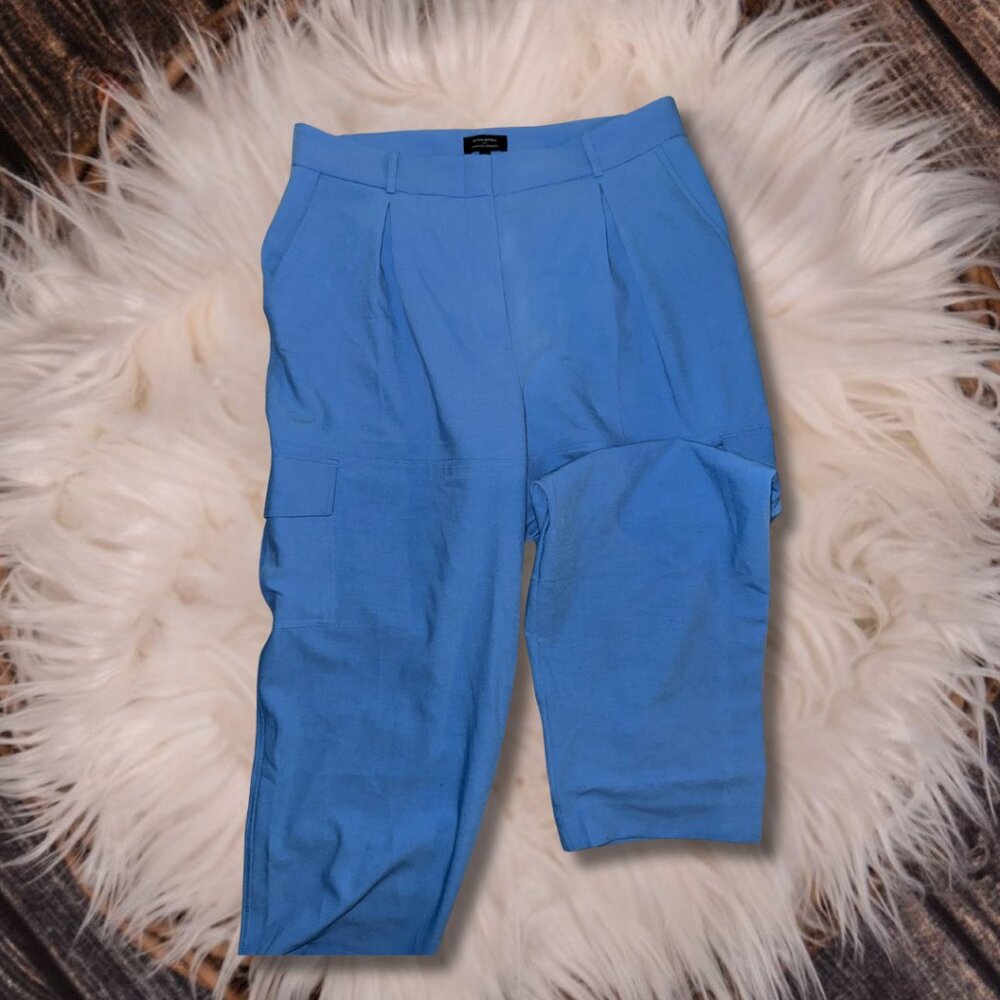 Cobalt Blue Utility Trousers - Size 16